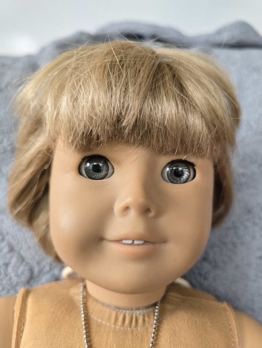 Vintage American Girl doll JLY #20 gray eyes blonde